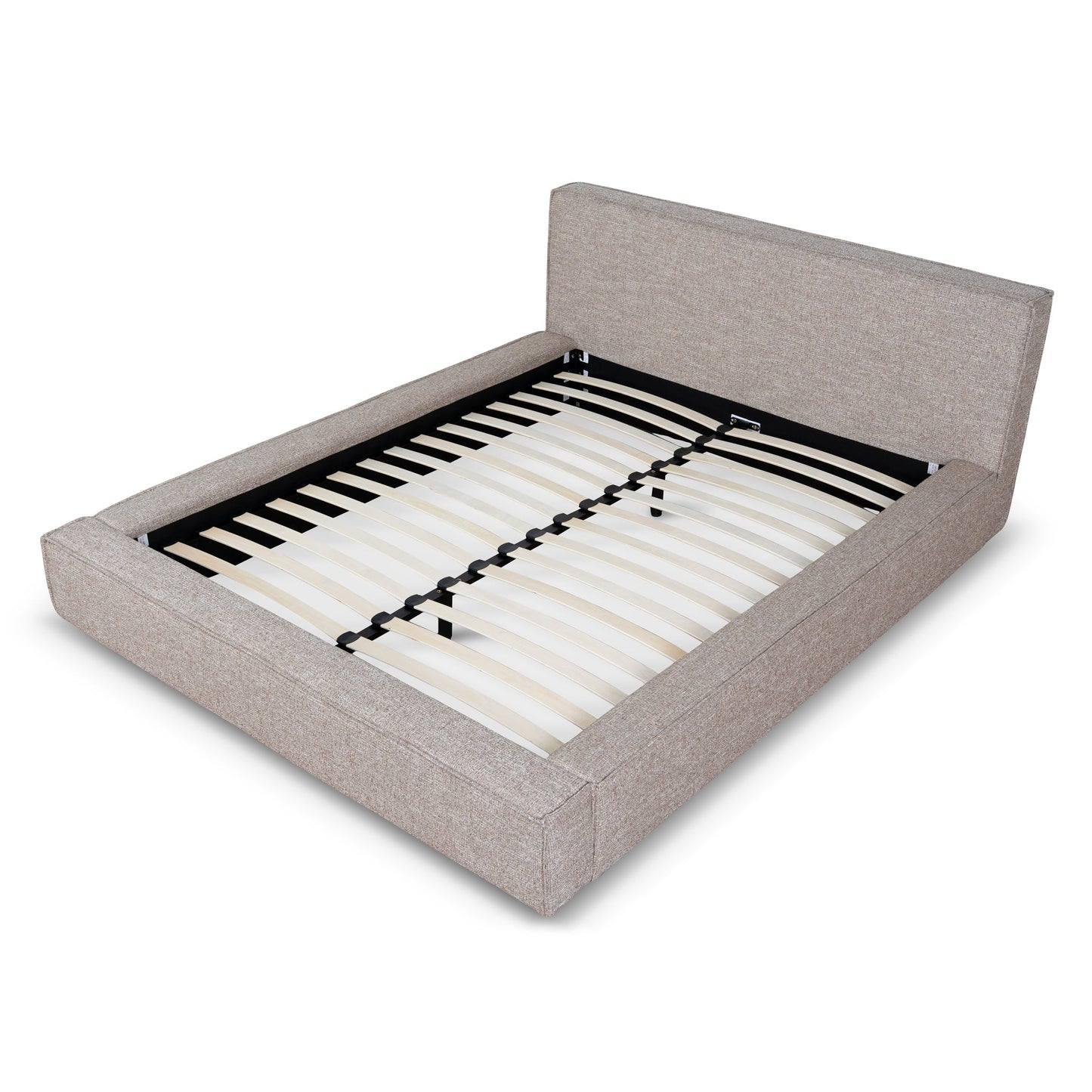 Castillo Queen Bed Frame - Stonish Beige