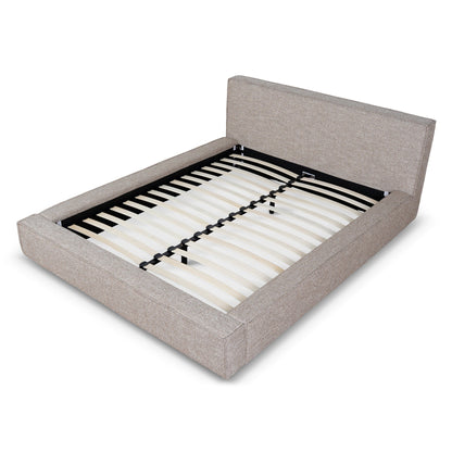 Castillo Queen Bed Frame - Stonish Beige