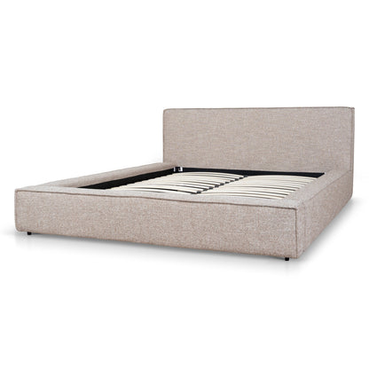 Castillo Queen Bed Frame - Stonish Beige