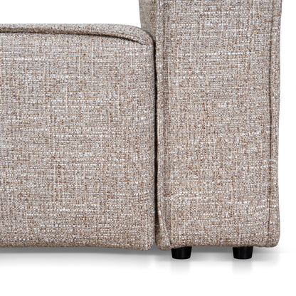 Castillo Fabric King Bed Frame - Stonish Beige