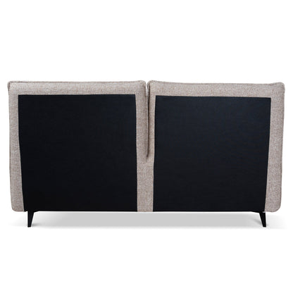 Celeste Fabric Queen Bed Frame - Stonish Beige