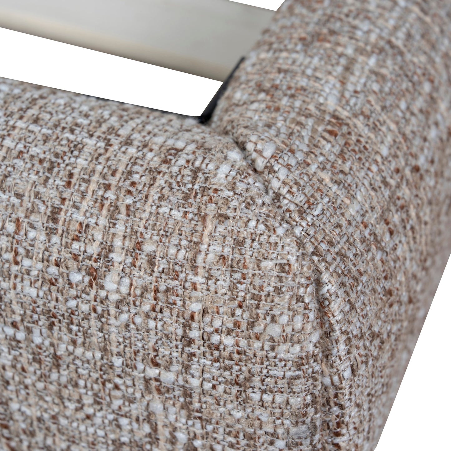 Celeste Fabric King Bed Frame - Stonish Beige