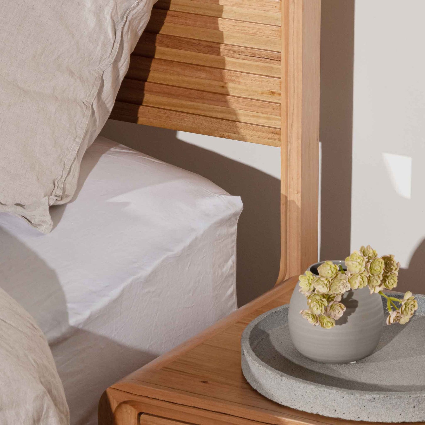 Amparo Queen Bed Frame - Messmate