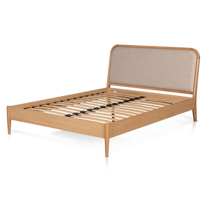 Asta Queen Bed - Beige