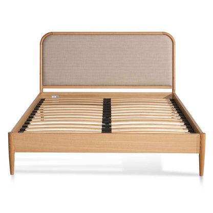 Asta Queen Bed - Beige