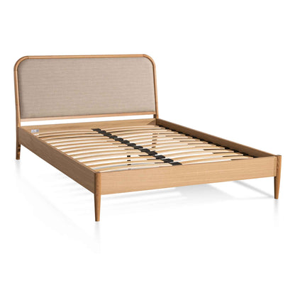 Asta Queen Bed - Beige