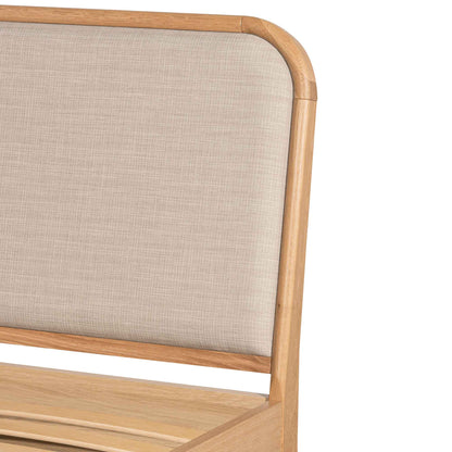 Asta Queen Bed - Beige