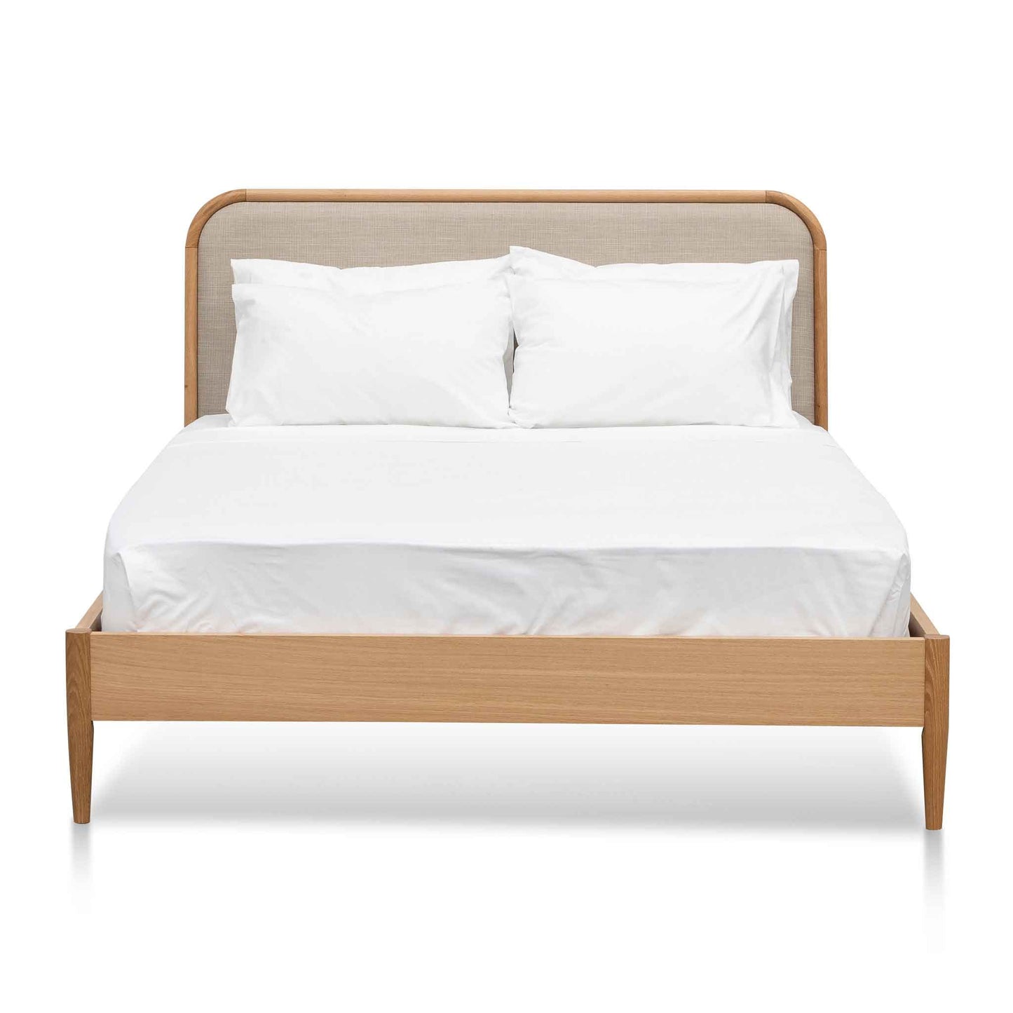 Asta Queen Bed - Beige
