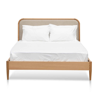 Asta Queen Bed - Beige