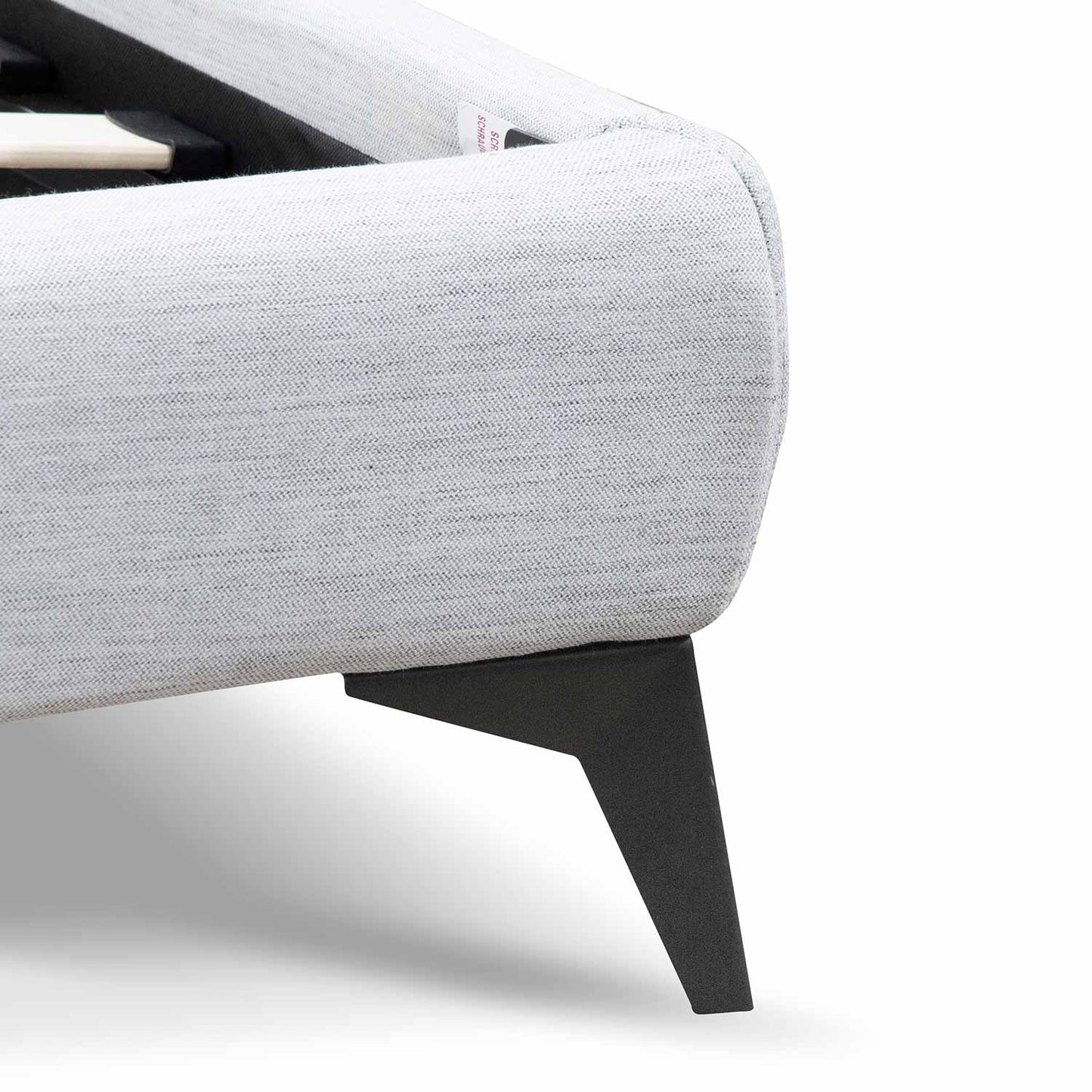 Celeste Fabric King Bed - Pearl Grey