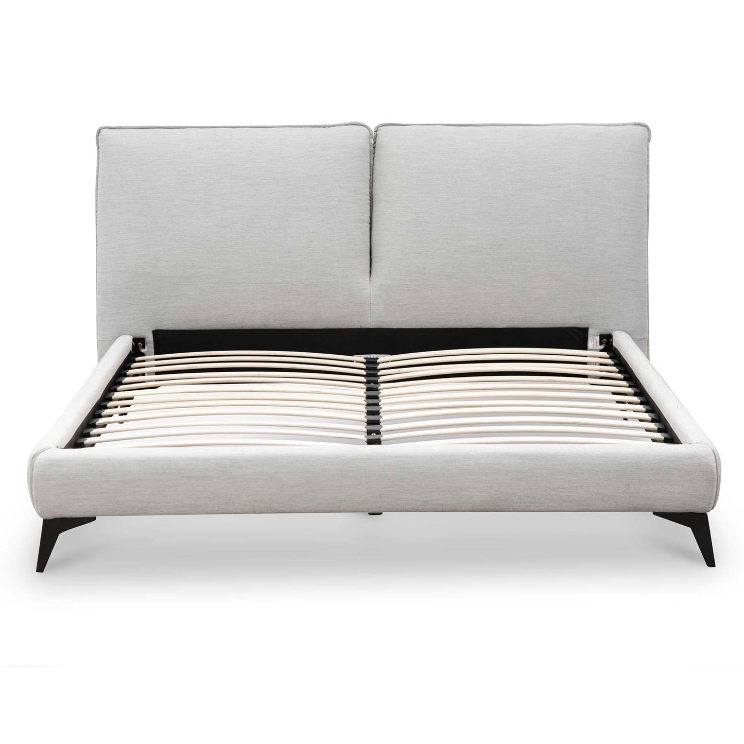 Celeste Fabric King Bed - Pearl Grey
