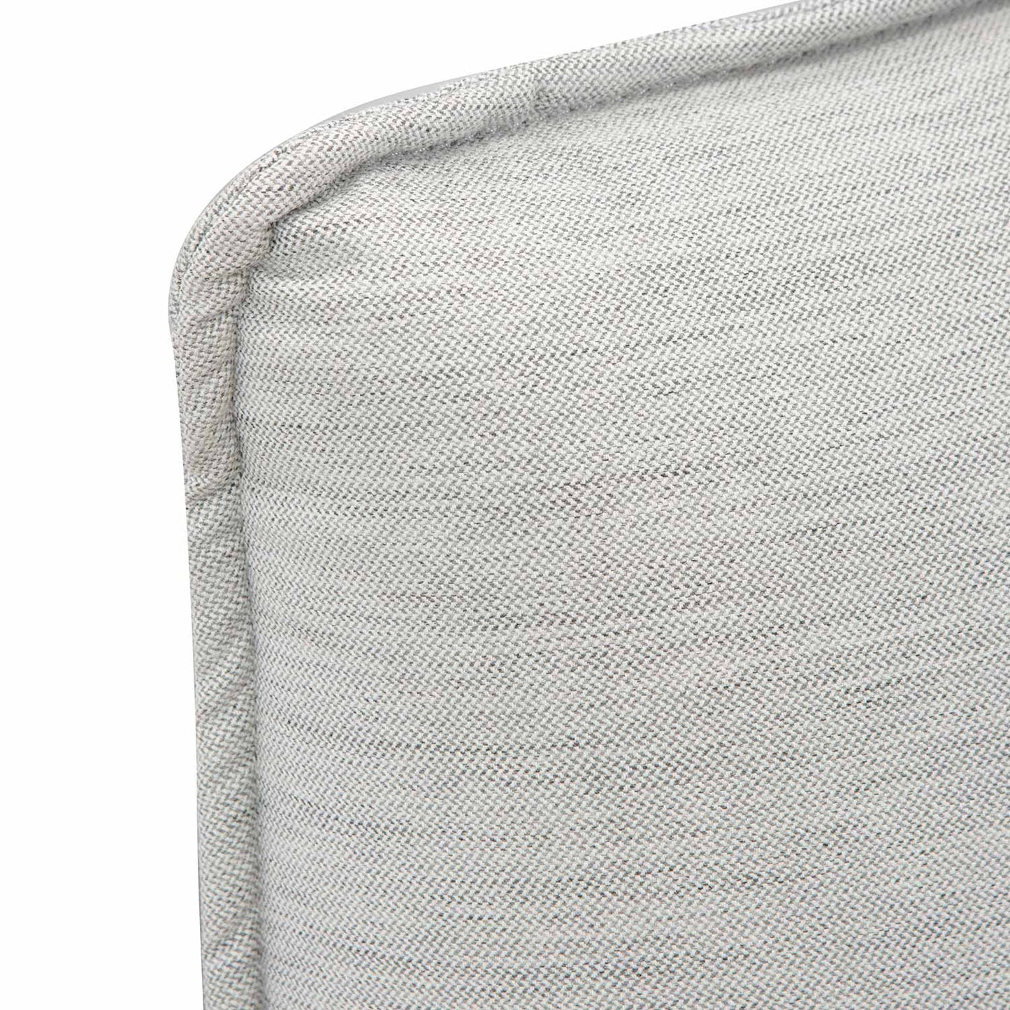 Celeste Fabric Queen Bed - Pearl Grey