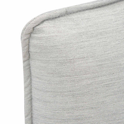 Celeste Fabric Queen Bed - Pearl Grey