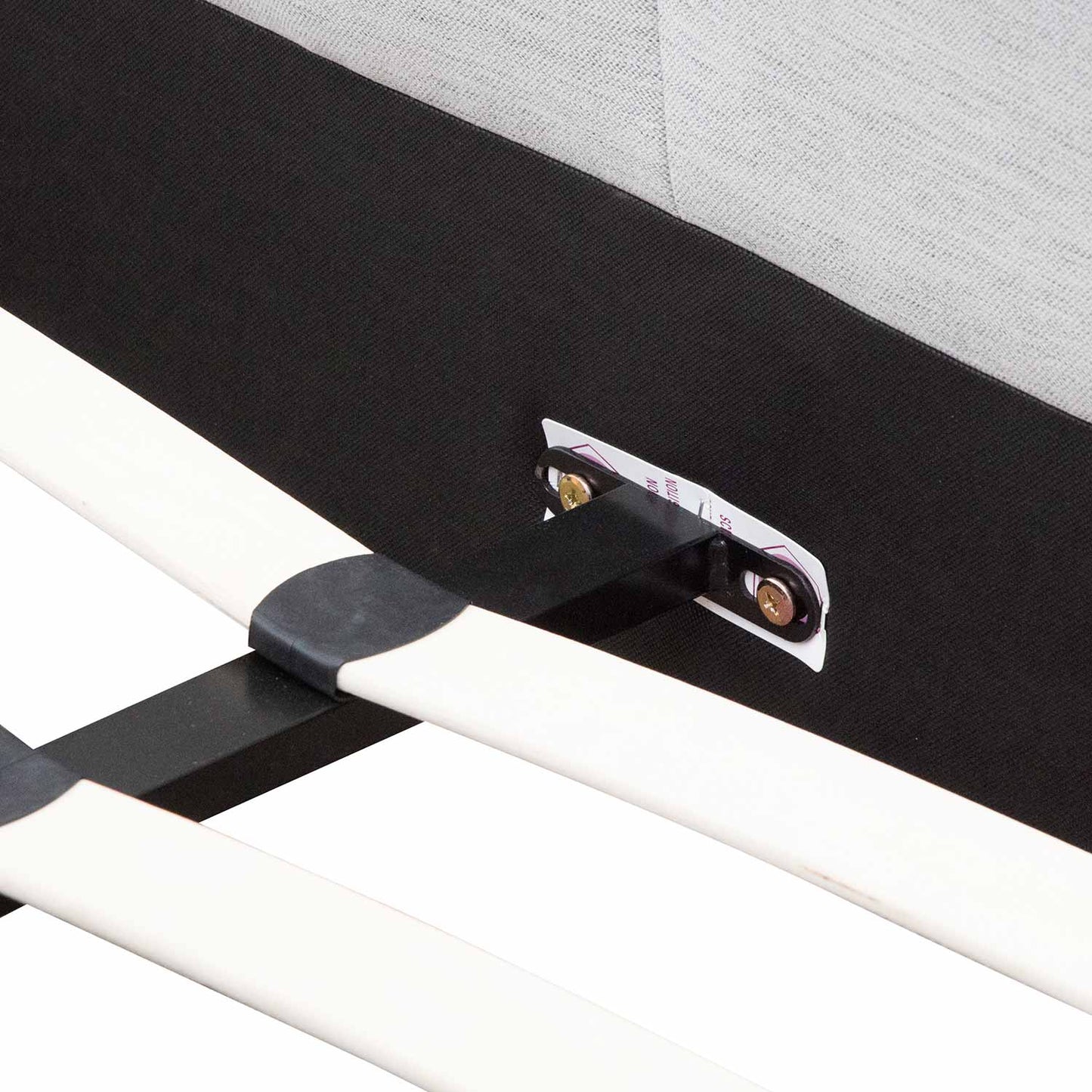 Celeste Fabric Queen Bed - Pearl Grey