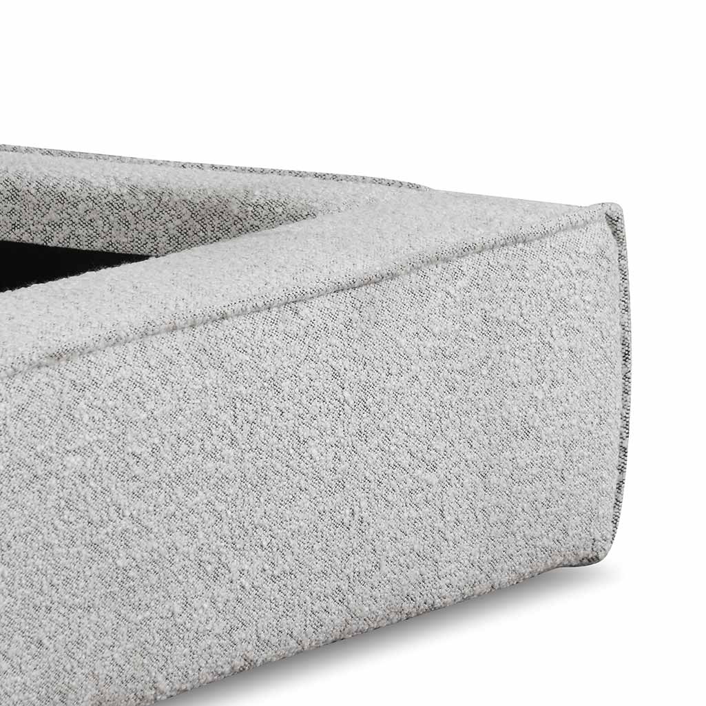 Castillo Queen Bed Frame - Cloudy Pepper Boucle