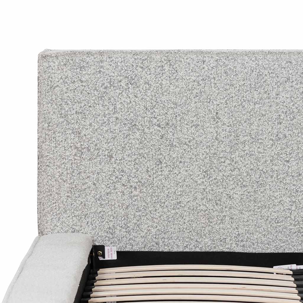 Castillo Queen Bed Frame - Cloudy Pepper Boucle