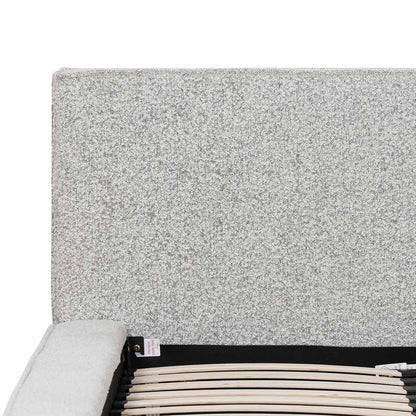 Castillo Queen Bed Frame - Cloudy Pepper Boucle