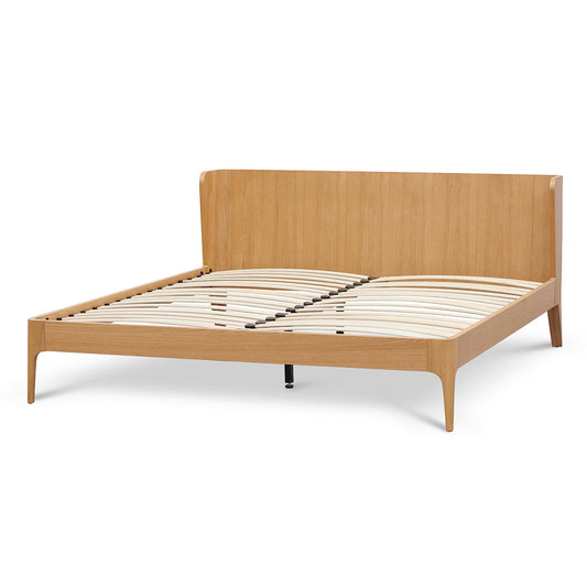 Belmont Queen Bed Frame - Natural Oak