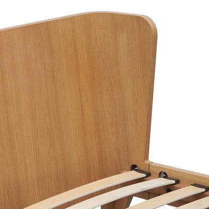 Belmont Queen Bed Frame - Natural Oak