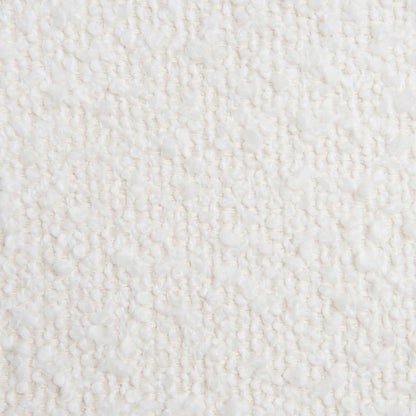 Antoni Single Sized Bed Frame - Antique White Boucle with Storage