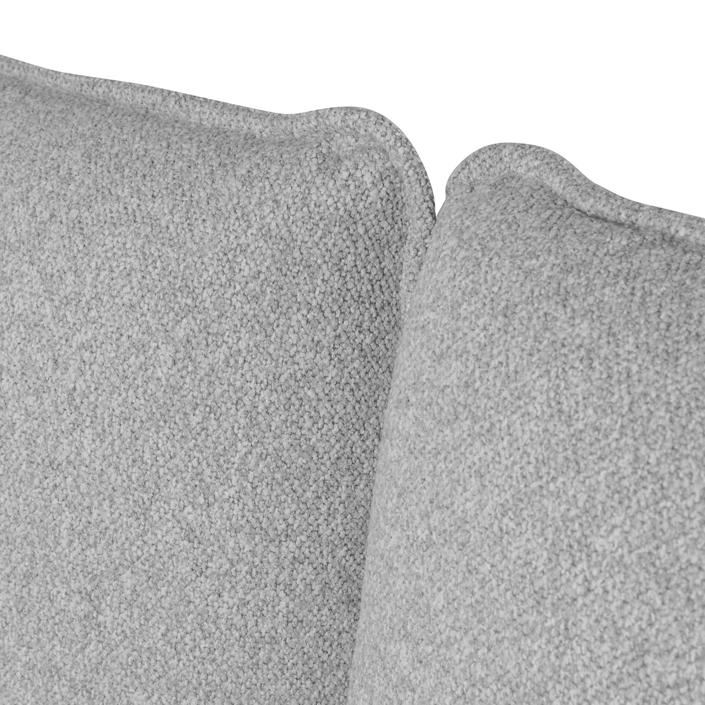 Celeste Fabric King Bed Frame - Clay Grey