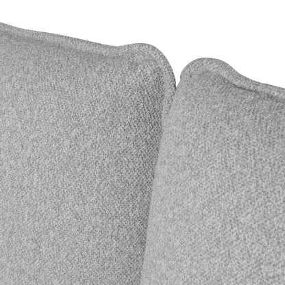 Celeste Fabric King Bed Frame - Clay Grey