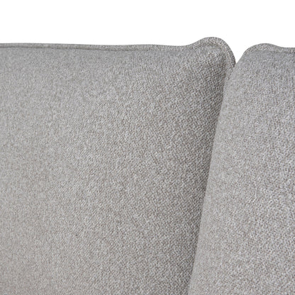 Celeste Fabric King Bed Frame - Clay Grey