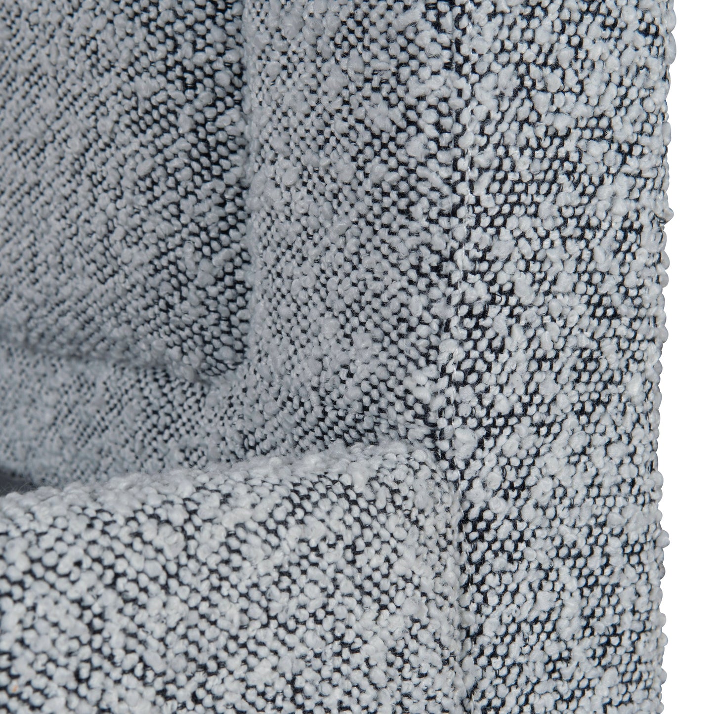 Antoni Queen Bed Frame - Cloudy Pepper Boucle with Storage