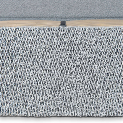 Antoni Queen Bed Frame - Cloudy Pepper Boucle with Storage