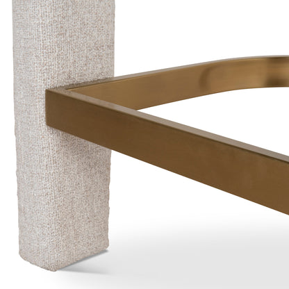 Castaway 65cm Bar Stool - Coastal Beige