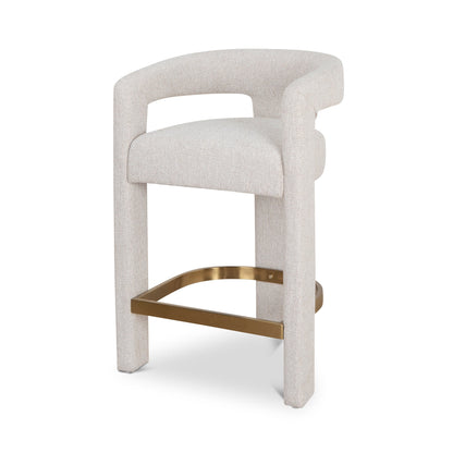 Castaway 65cm Bar Stool - Coastal Beige