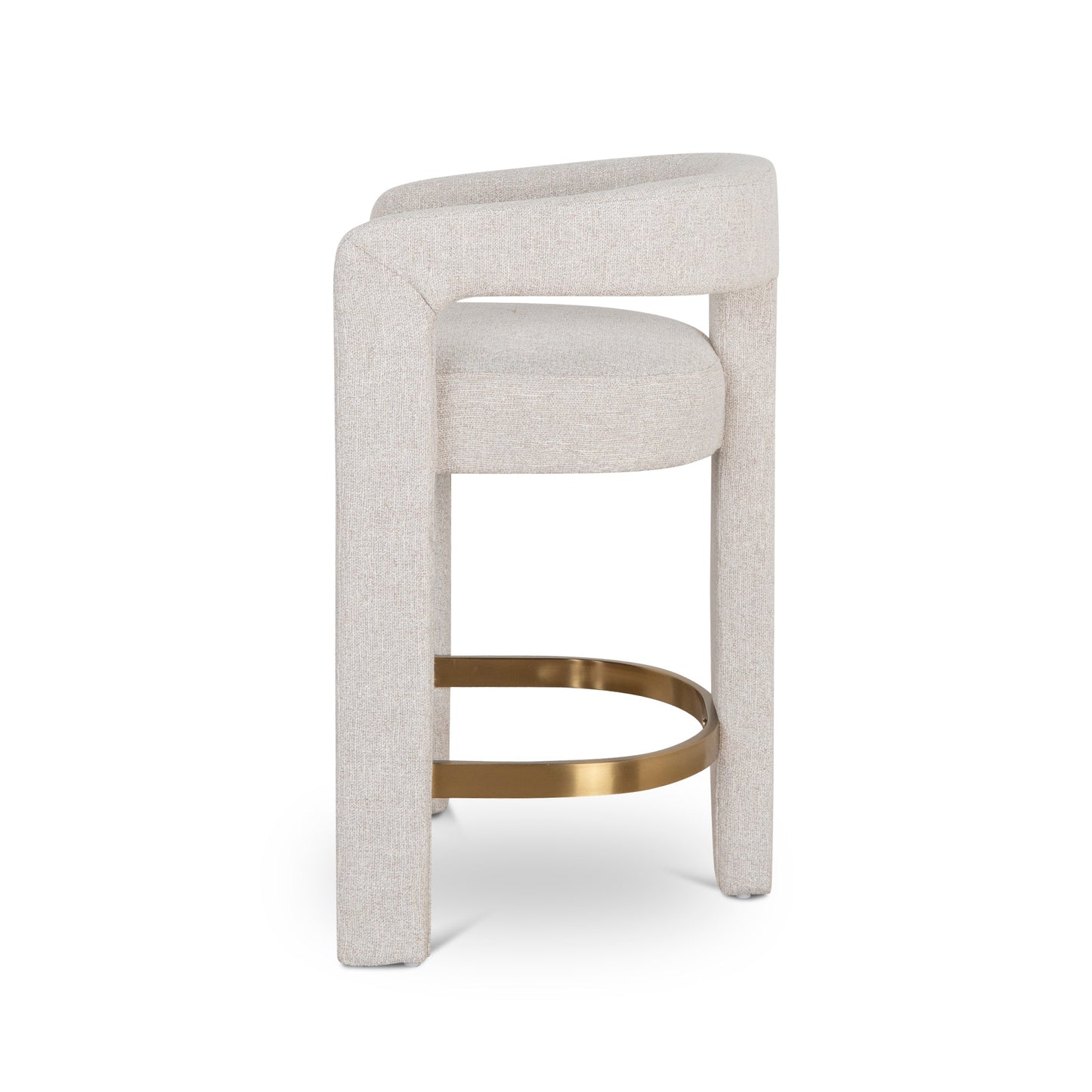 Castaway 65cm Bar Stool - Coastal Beige