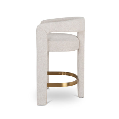 Castaway 65cm Bar Stool - Coastal Beige