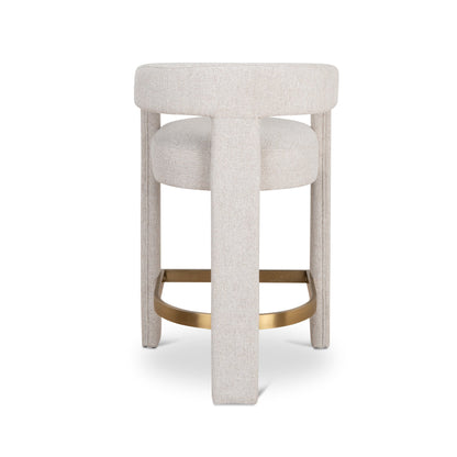 Castaway 65cm Bar Stool - Coastal Beige