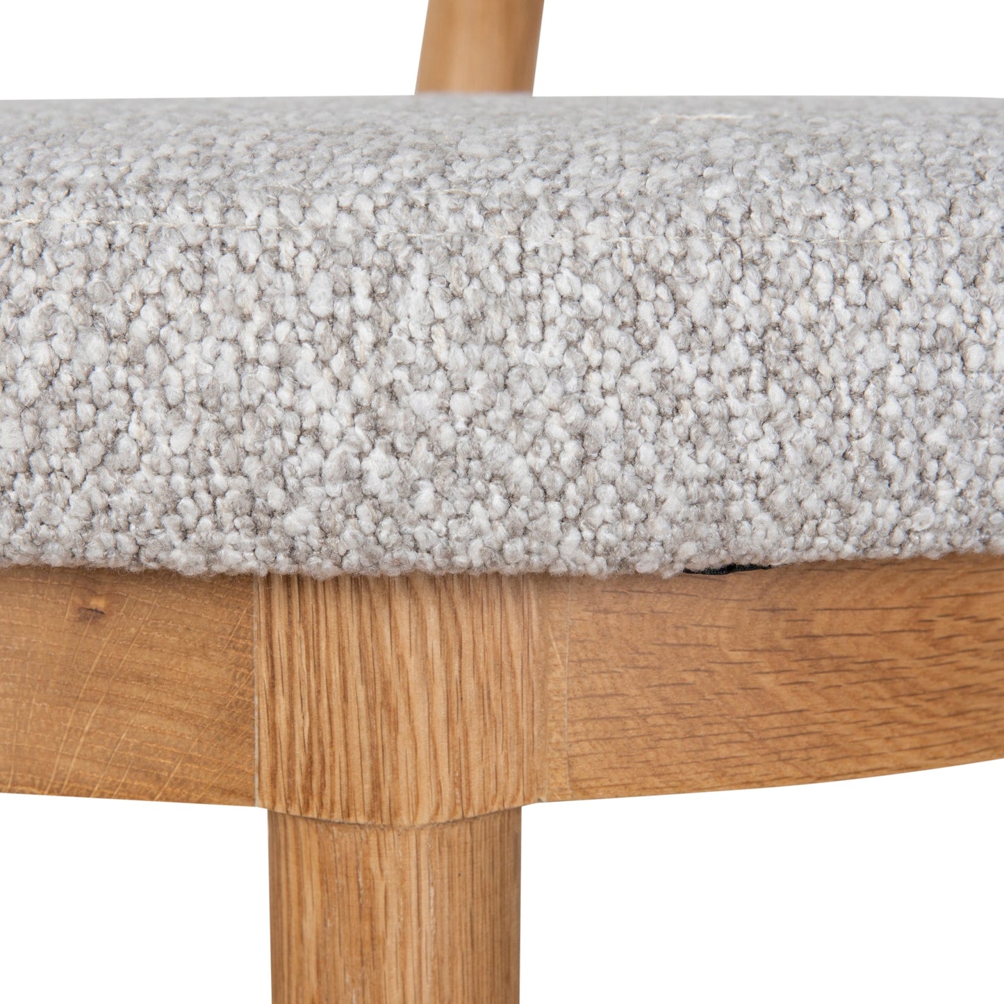 Adir 66cm Natural Bar Stool - Clay Grey