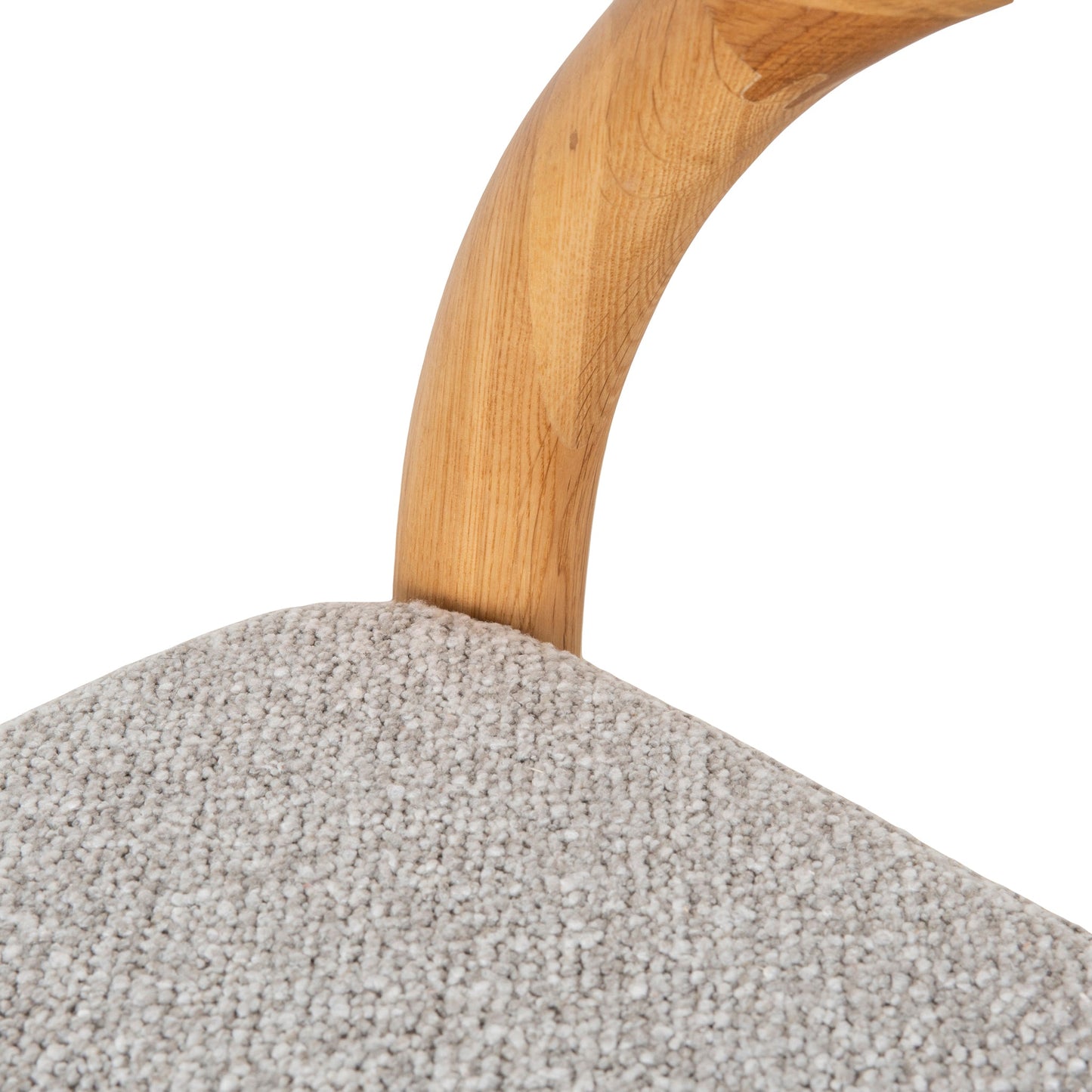 Adir 66cm Natural Bar Stool - Clay Grey