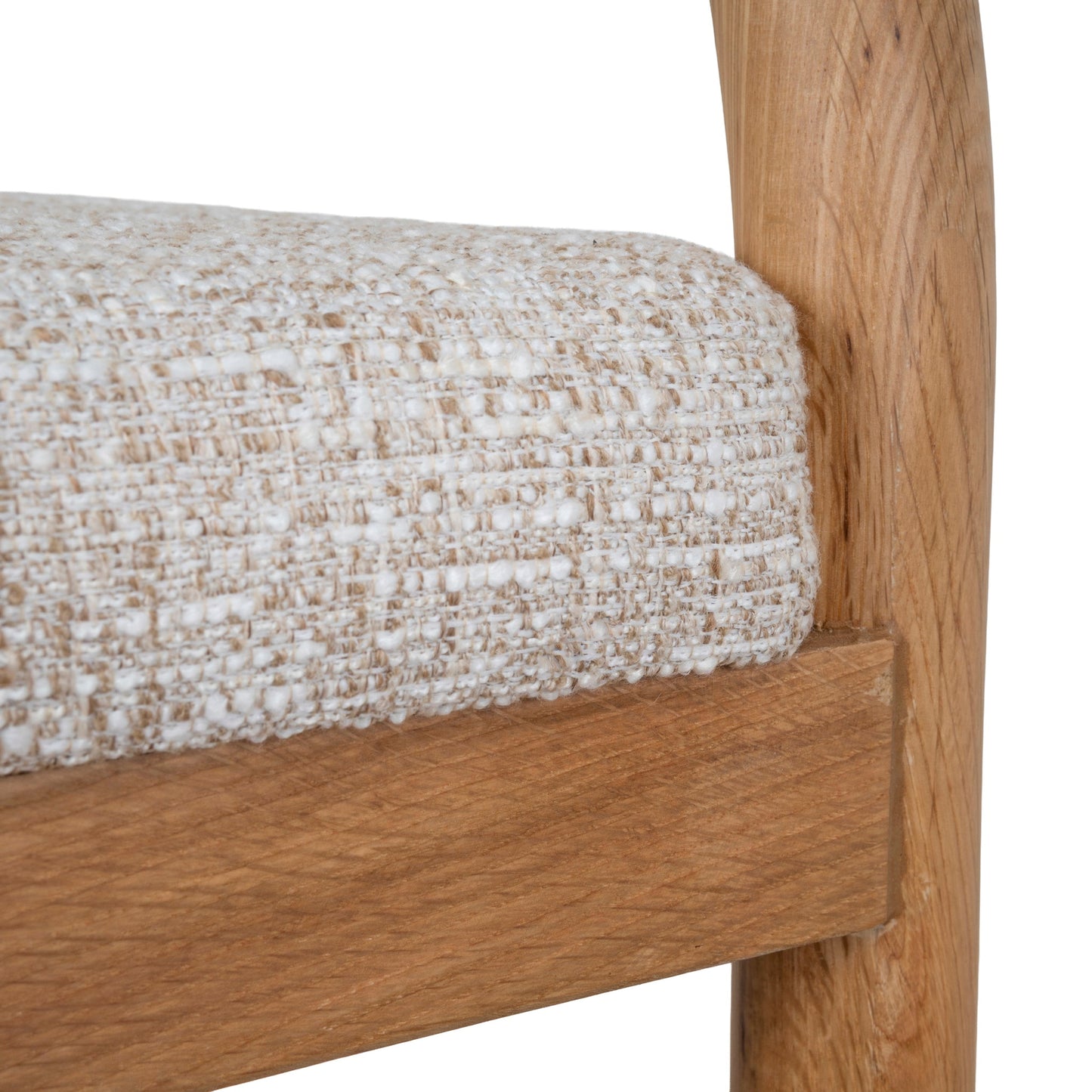 Adir 66cm Natural Bar Stool - Pale Beige