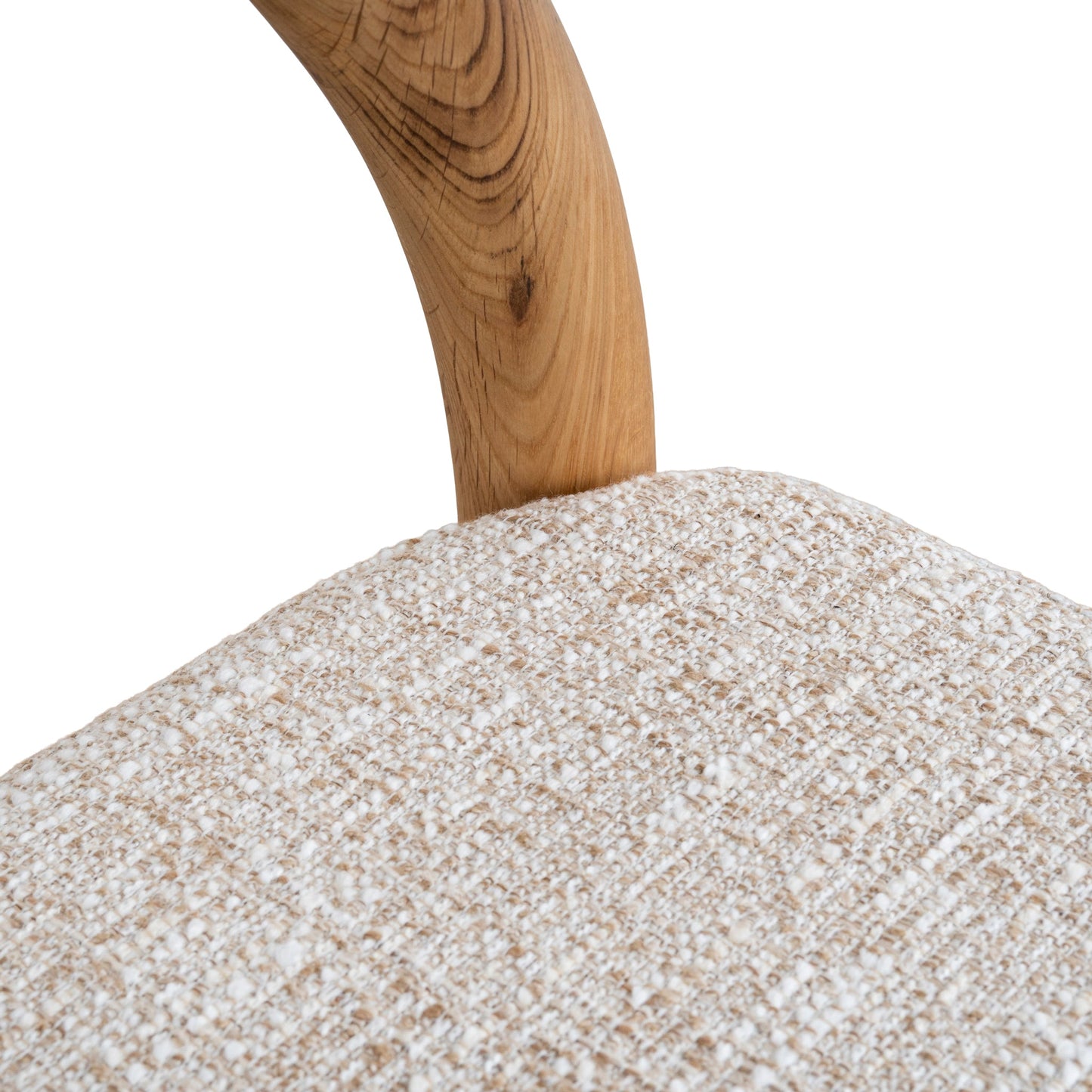 Adir 66cm Natural Bar Stool - Pale Beige