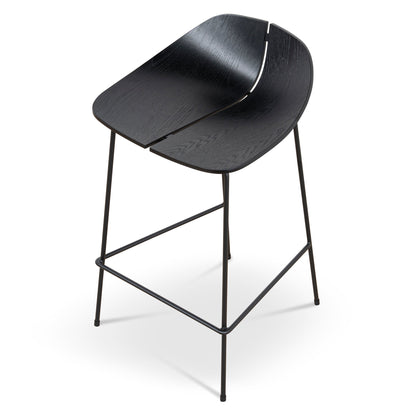 Breeze 65cm Bar Stool - Full Black