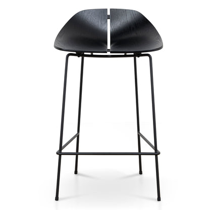 Breeze 65cm Bar Stool - Full Black