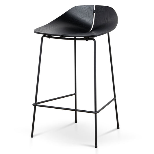 Breeze 65cm Bar Stool - Full Black
