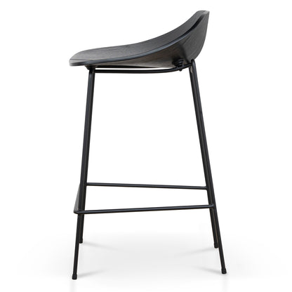 Breeze 65cm Bar Stool - Full Black