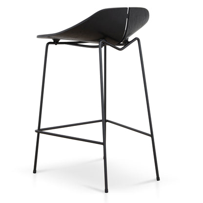 Breeze 65cm Bar Stool - Full Black