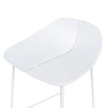 Breeze 65cm Bar Stool - Full White