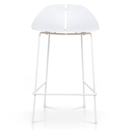 Breeze 65cm Bar Stool - Full White