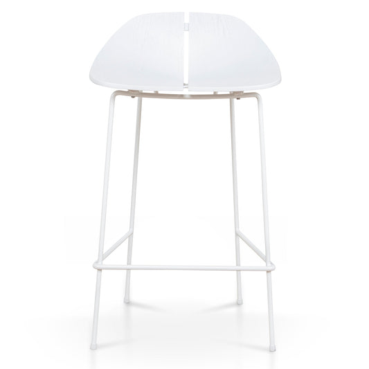 Breeze 65cm Bar Stool - Full White