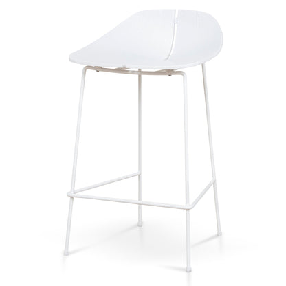 Breeze 65cm Bar Stool - Full White