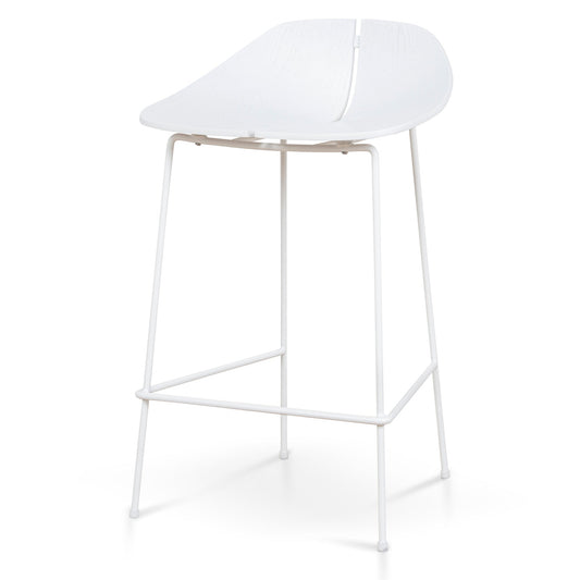 Breeze 65cm Bar Stool - Full White