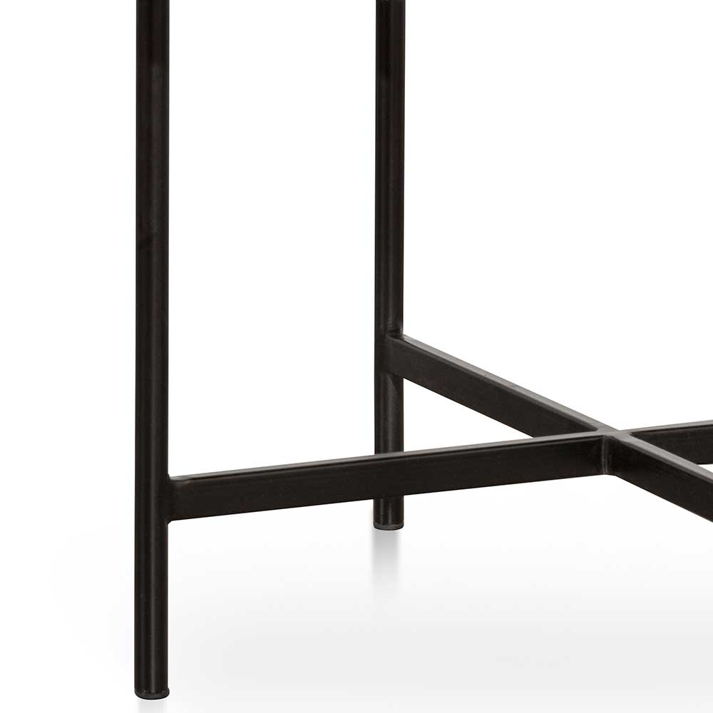 Catrin 48cm Low Stool - White