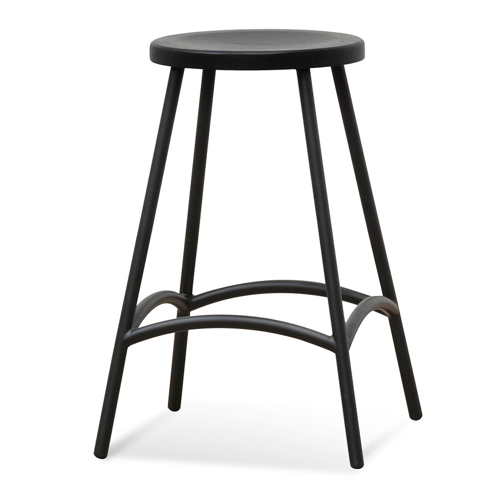 Alondra 65cm Barstool - Full Black